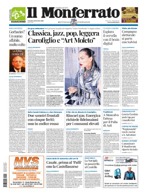 Il Monferrato - Edizione 64 del 02/09/2022